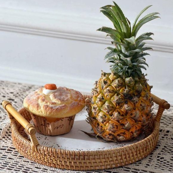 Wicker Rattan Tray - Picture 3 of 5